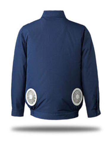 Work clothes with fan